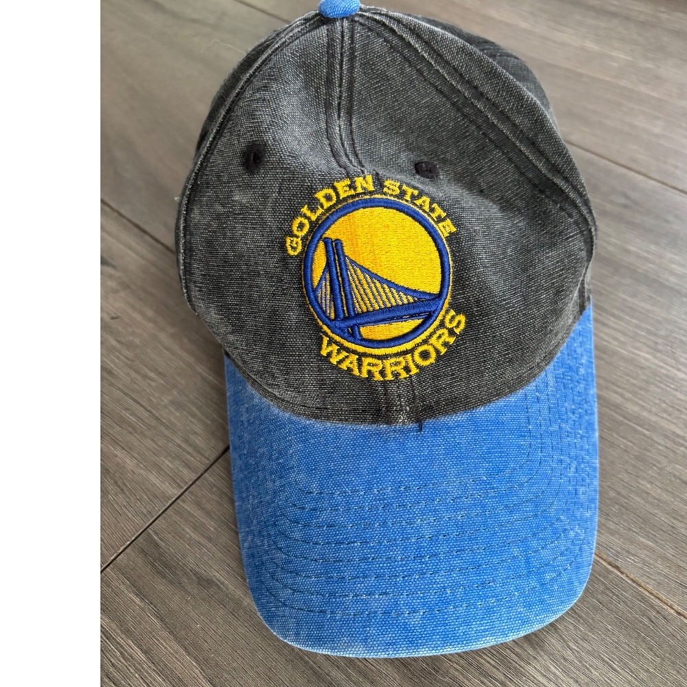 Golden State Warriors New Era Baseball Hat Mens OS‎ Grey Blue 9TWENTY NBA Cap